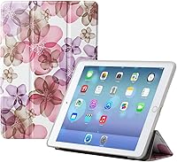 Vista 12 de RUBAN Funda para iPad Air 2 (versión 2014) – Delgado Ligero Protector Smart Shell Anti-Antiarañazos Antiarañazos Flexible Suave TPU Back Cover Stand