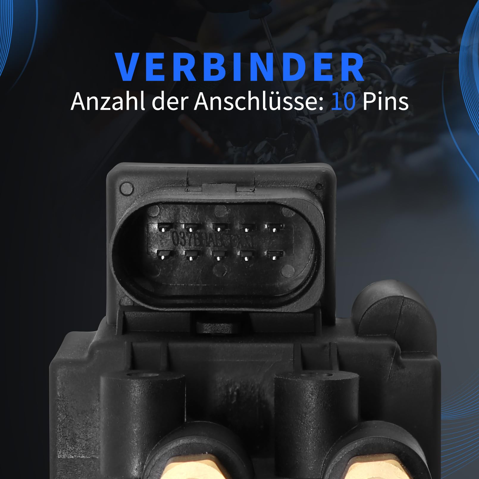 Ventileinheit Kompressor Luftfederung Ventilblock 4725530100, 37206861882, 37206884682 Kompatibel mit 7ER G11 G12