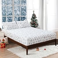 Vista 49 de HENGWEITEXT 18 Inch Cal King Sheets Deep Pocket,4 Piece Sheet Set Breathable and Cooling,Microfiber Sheet Set Deep Pocket,Wrinkle Free Shrinkage &