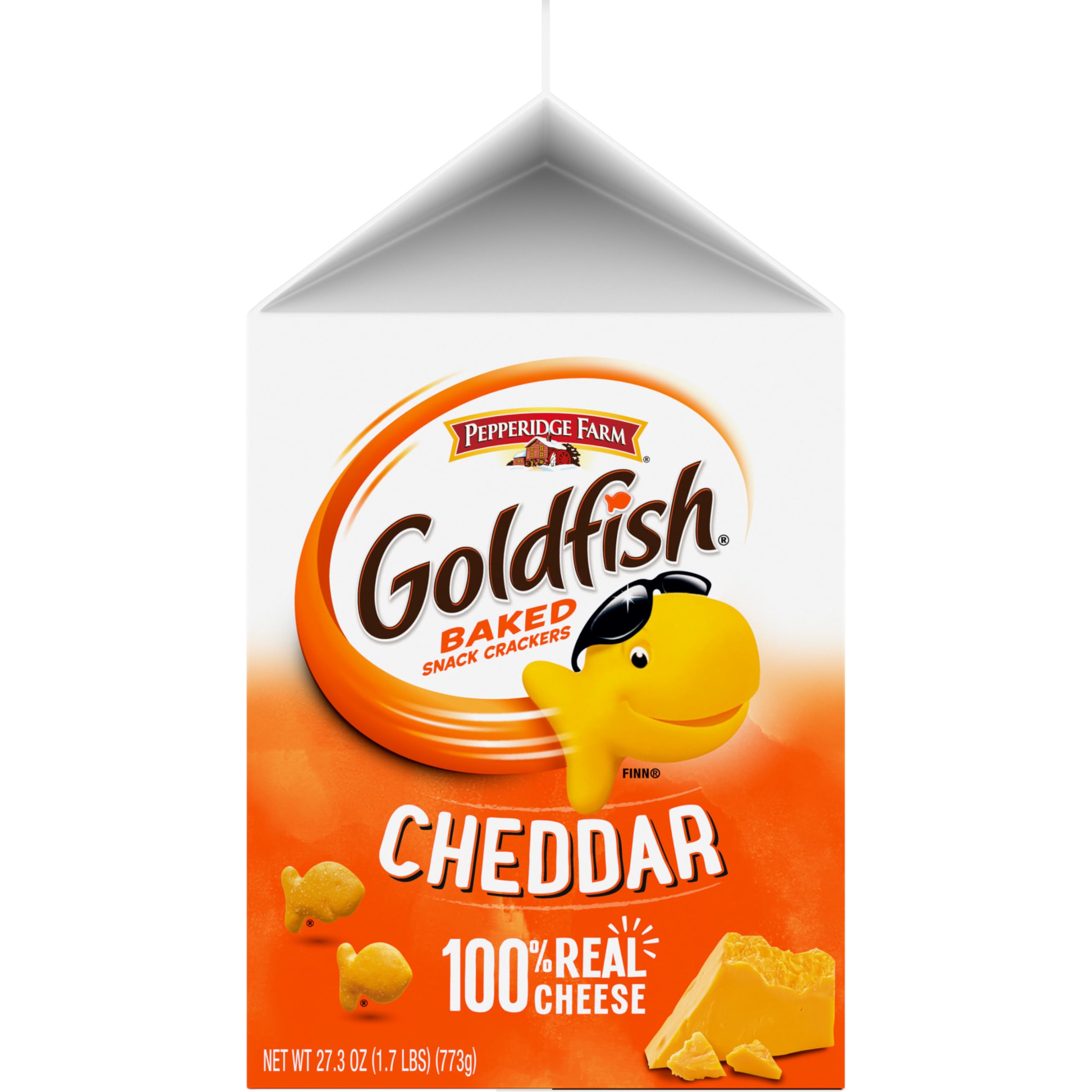 Goldfish Cheddar Crackers 27.3 oz carton 2 CT box product thumbnail 8