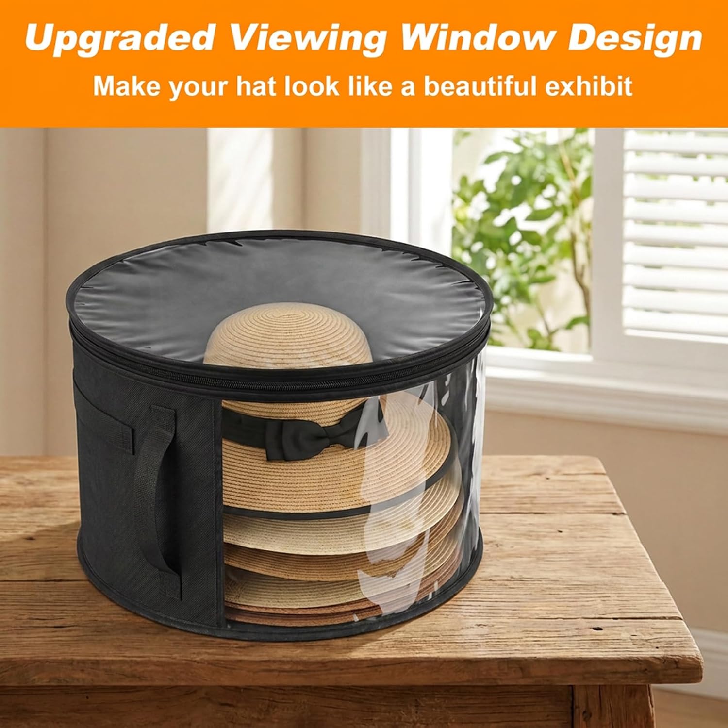 Extra Large Hat Boxes For Women Storage Cowboy Hat Carrier For Travel