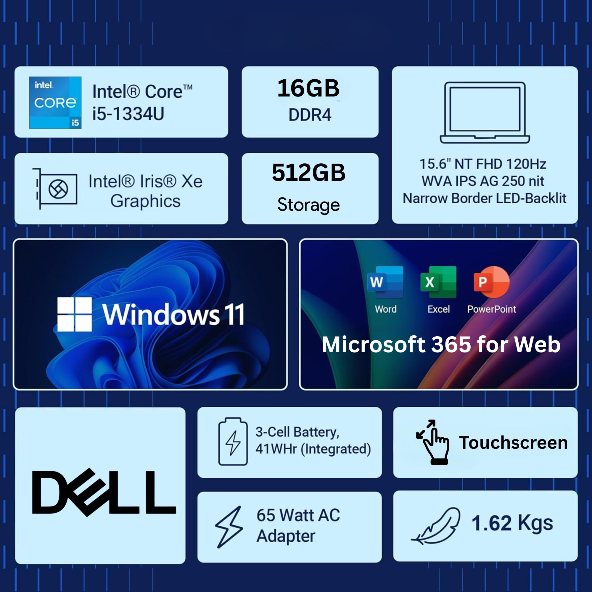 Amazon.co.jp: Dell Inspiron 15.6インチ 2K タッチスクリーンビジネス