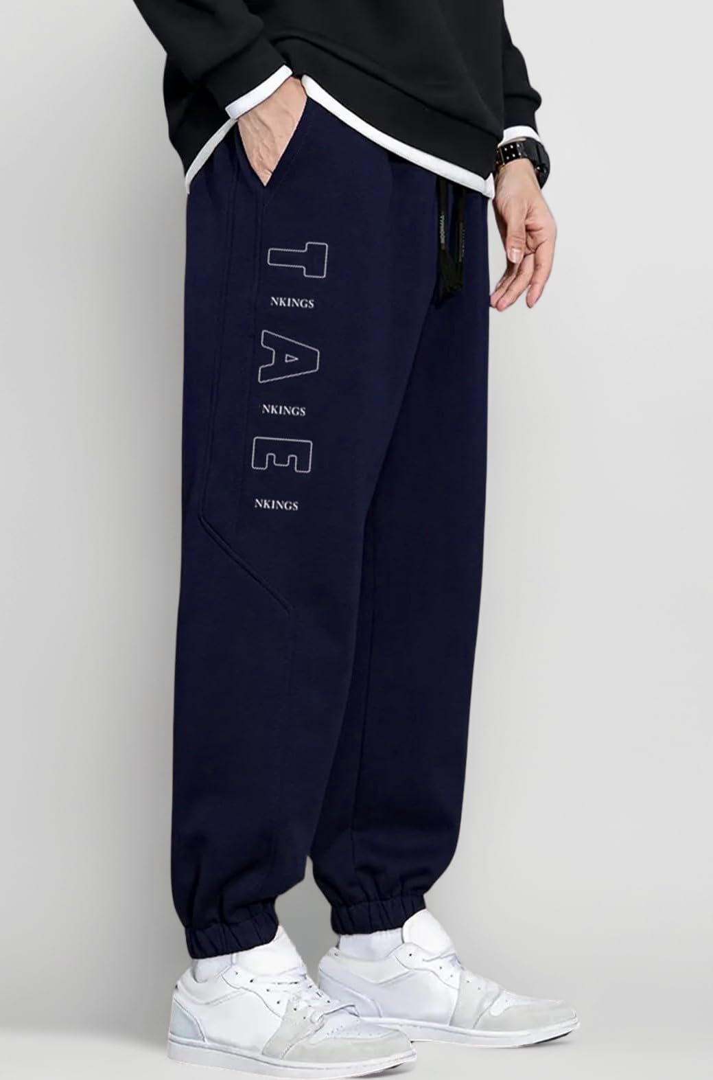 Track Pant for Men ||Side Latter Print Style Look Pant || Jogger Track Pant (Packs Also Available) (TP-25-28-1)