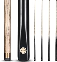 Kmise Hardwood Pool Cue Sticks Set of 4/6/8 - 57"/58" One-Piece Professional Billiard Cues, 20oz with 13mm Tips for Home, Bar & Pool Room