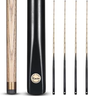Kmise Hardwood Pool Cue Sticks Set of 4/6/8 - 57"/58" One-Piece Professional Billiard Cues, 20oz with 13mm Tips for Home, Bar & Pool Room