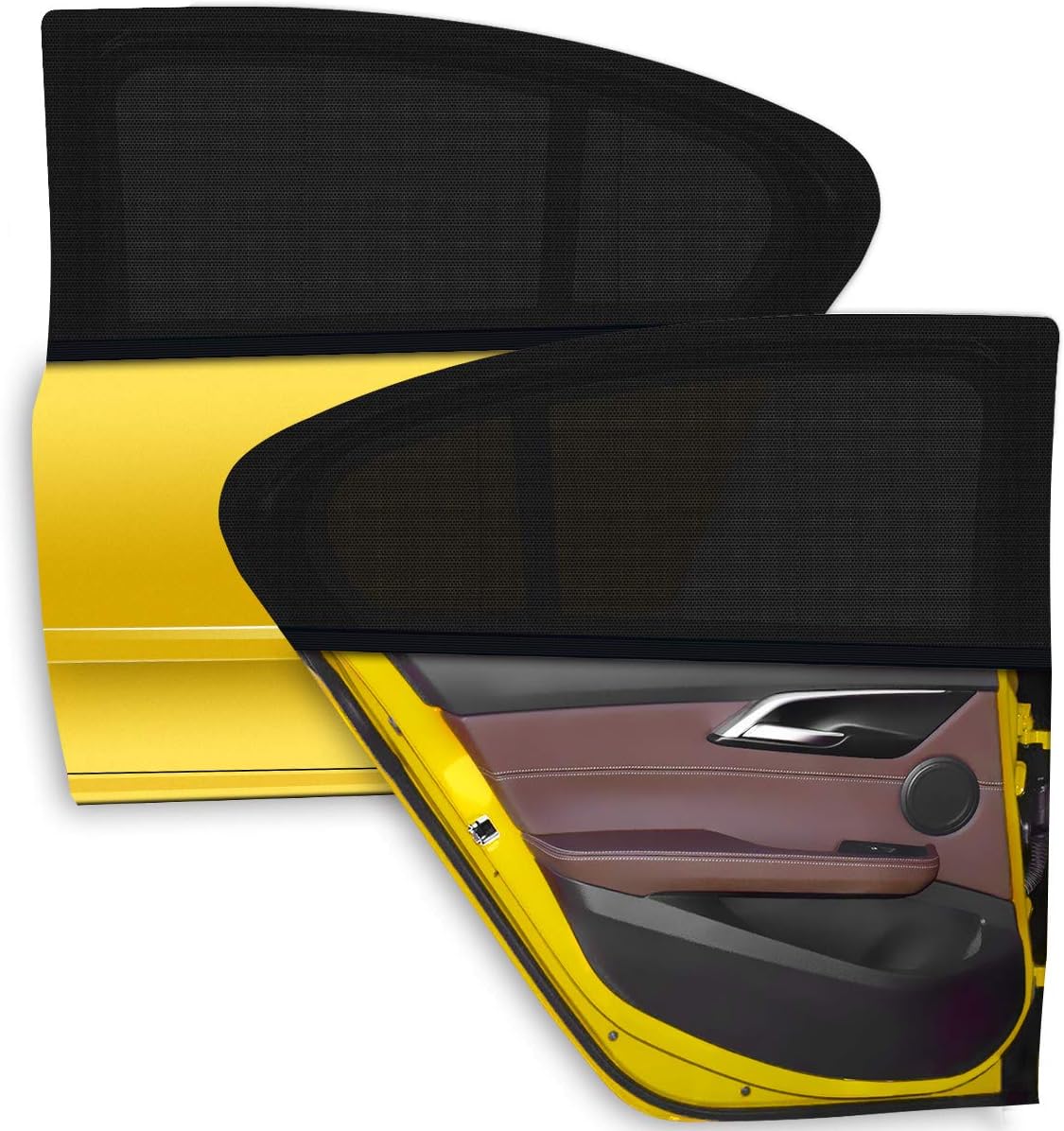 WEARXI Car Window Shades for Baby - 2 Pack Car Sun Shades for Kids Car Blinds Baby, Car Accessories Baby Shades Window Shade Socks, UV Protection for Kids, Baby & Pets (40 x 20 Inch) Fits Most Cars