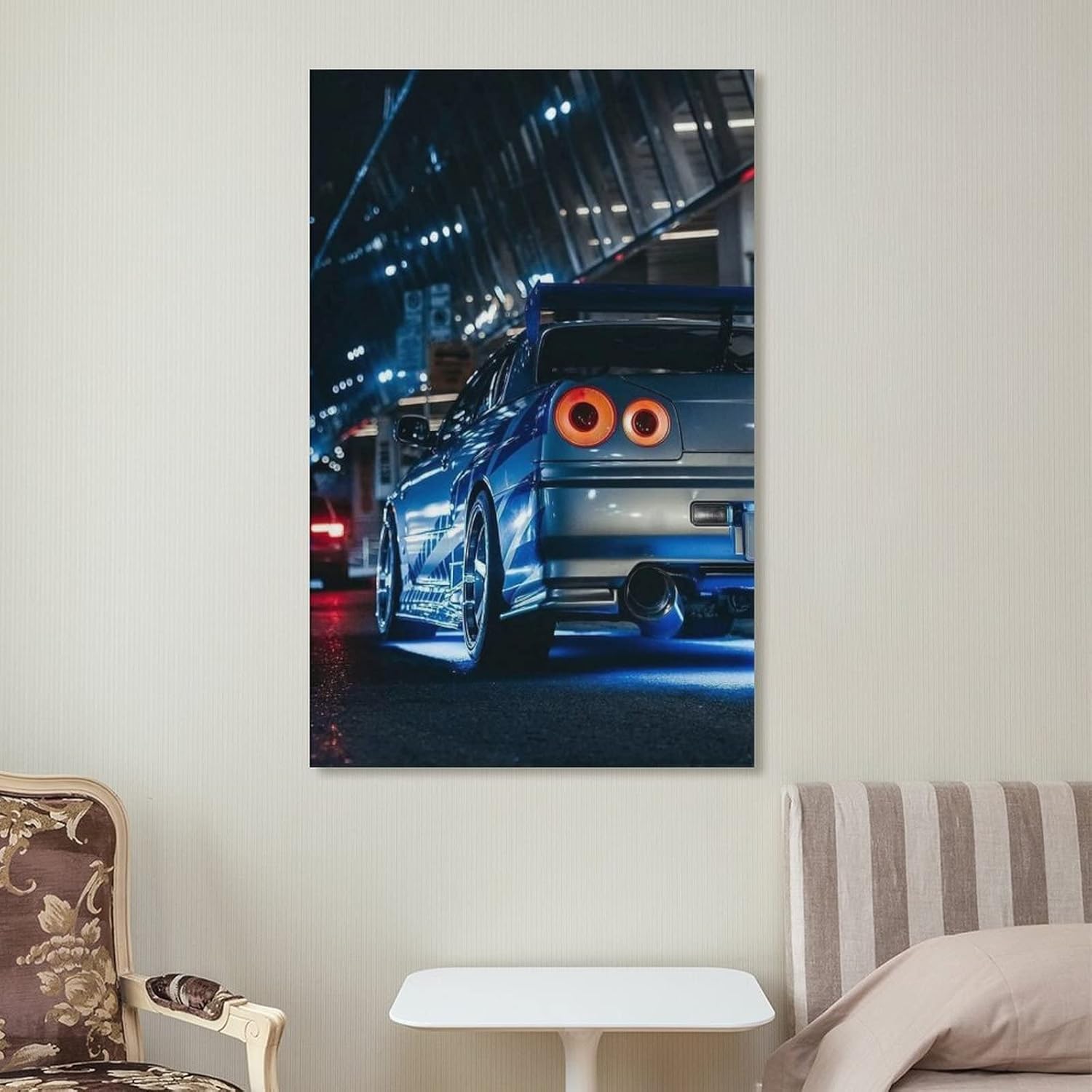 Jdm Art Blue Japanese Car Poster Canvas Art Wall Picture Print Modern Family Decor 12x18inch(30x45cm) - Image 7
