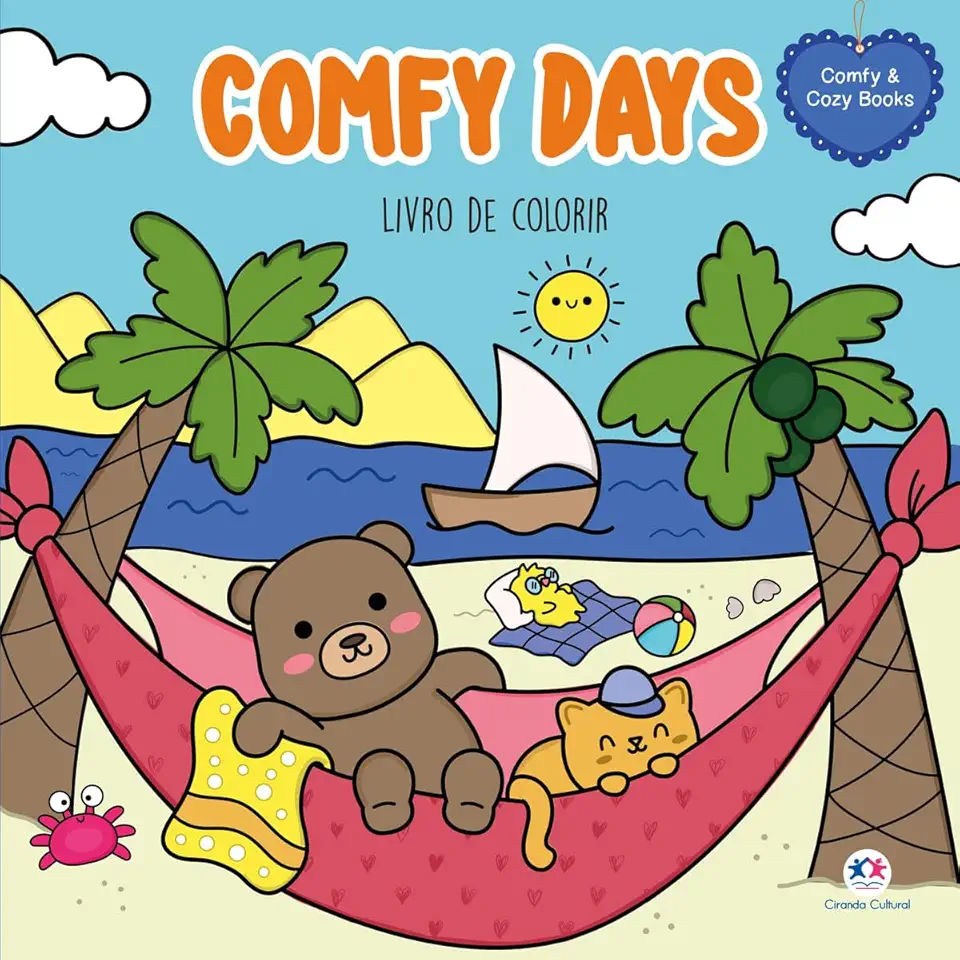 Comfy Days - Livro de Colorir