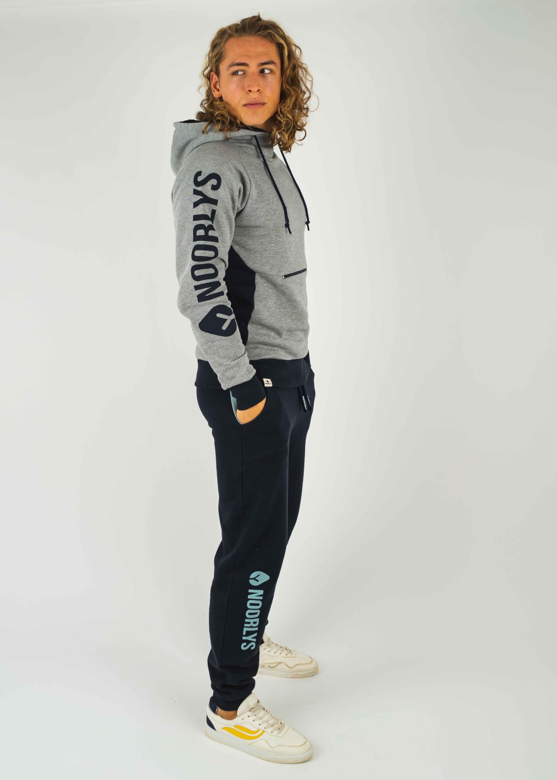 NOORLYS RAFFIG Hoodie Herren & Damen Pullover aus 80% Baumwolle (biologisch) - Kapuzen-Pullover Herren Hoodie Damen Sweatshirt Pulli Hoody Hoodies Kapuzenpullover