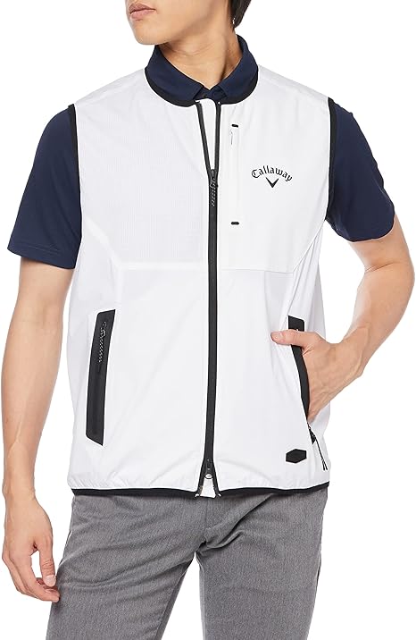 Callaway（キャロウェイ）メンズ フルジップベスト C21216100 Callaway キャロウェイ ゴルフウェア C21216101 8WAYストレッチ