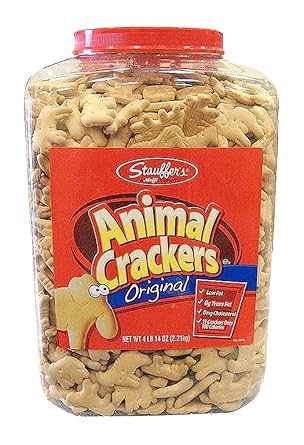 أعضاء Stauffers يضعون علامة على Animal Crackers، أصلية، 5 رطل