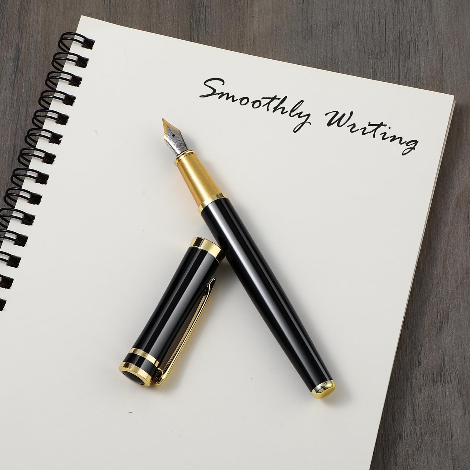 Amazon | TIESOME 高級メタル万年筆セット 0.5mm 細字ペン先