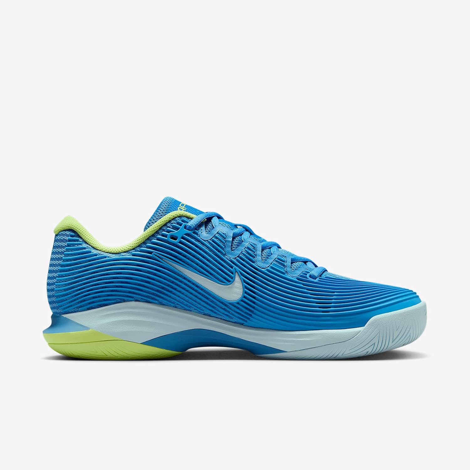 Nike Vapor 12 Women's Hard Court Tennis Shoes (FV5554-400, Blue Beyond/Light Lemon Twist/Star Blue/Glacier Blue) Size 9