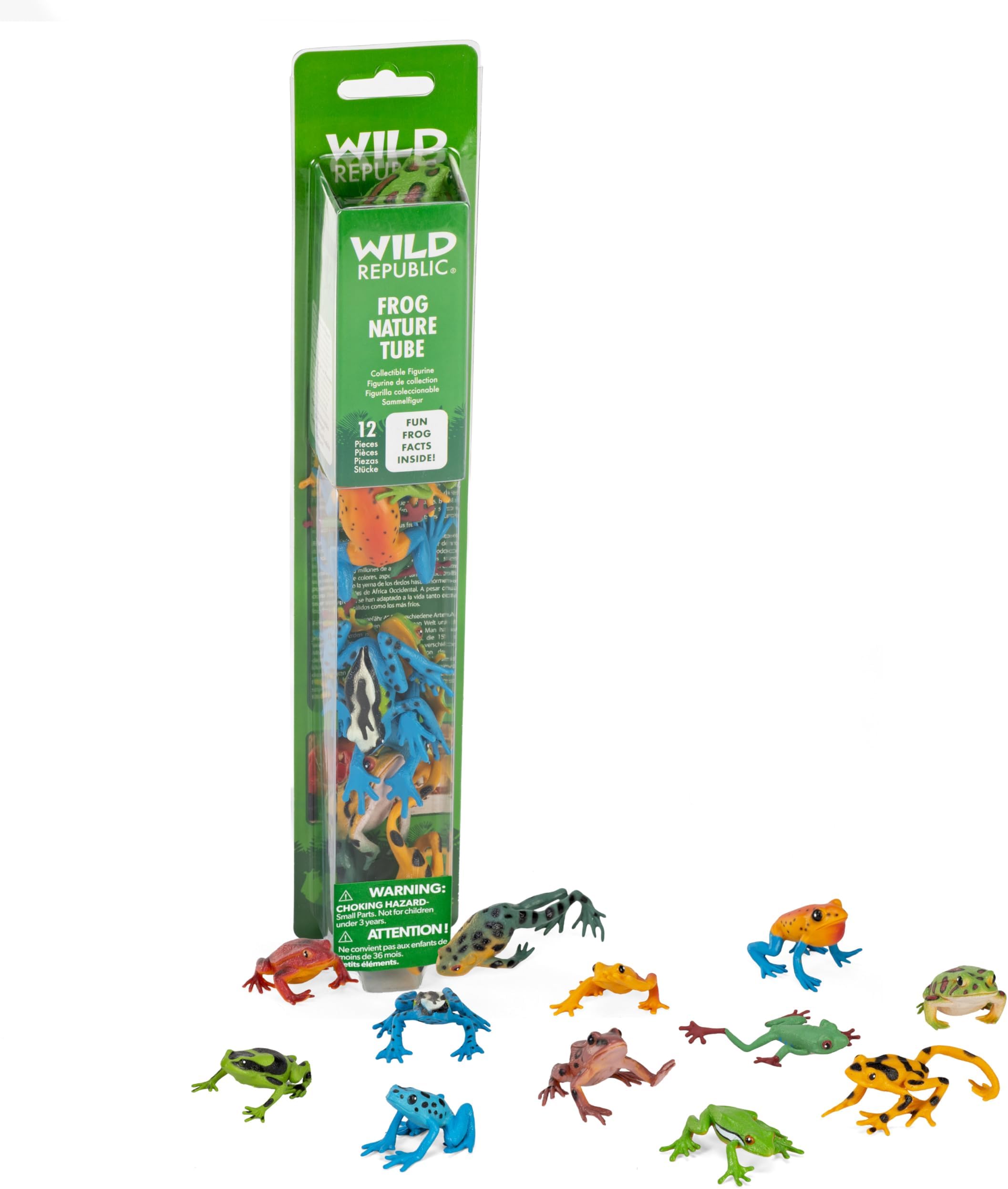 Wild Republic Nature Tube Frog Figurines - 13"