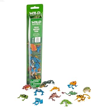 Wild Republic Nature Tube Frog Figurines - 13"