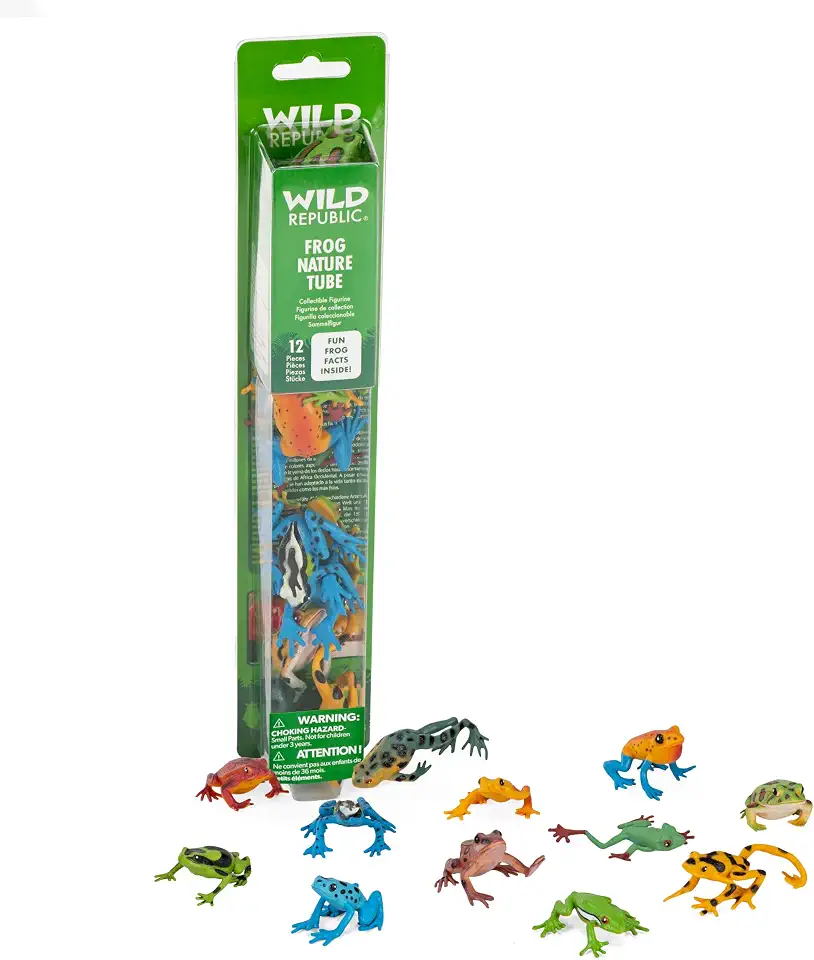 WILD REPUBLIC Republic Amphibian Figures Educational 12 Piece