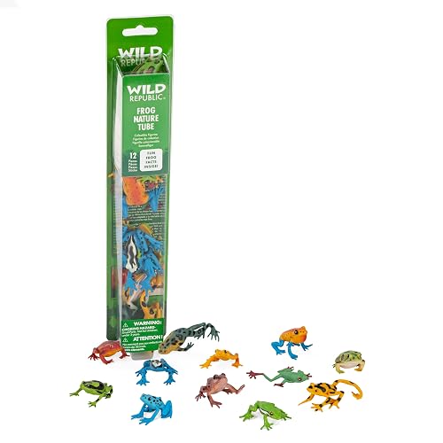 WILDREPUBLIC Wild Republic, tubo figuras variadas en plastico 35cm (12892), multicolor 1, color/modelo surtido