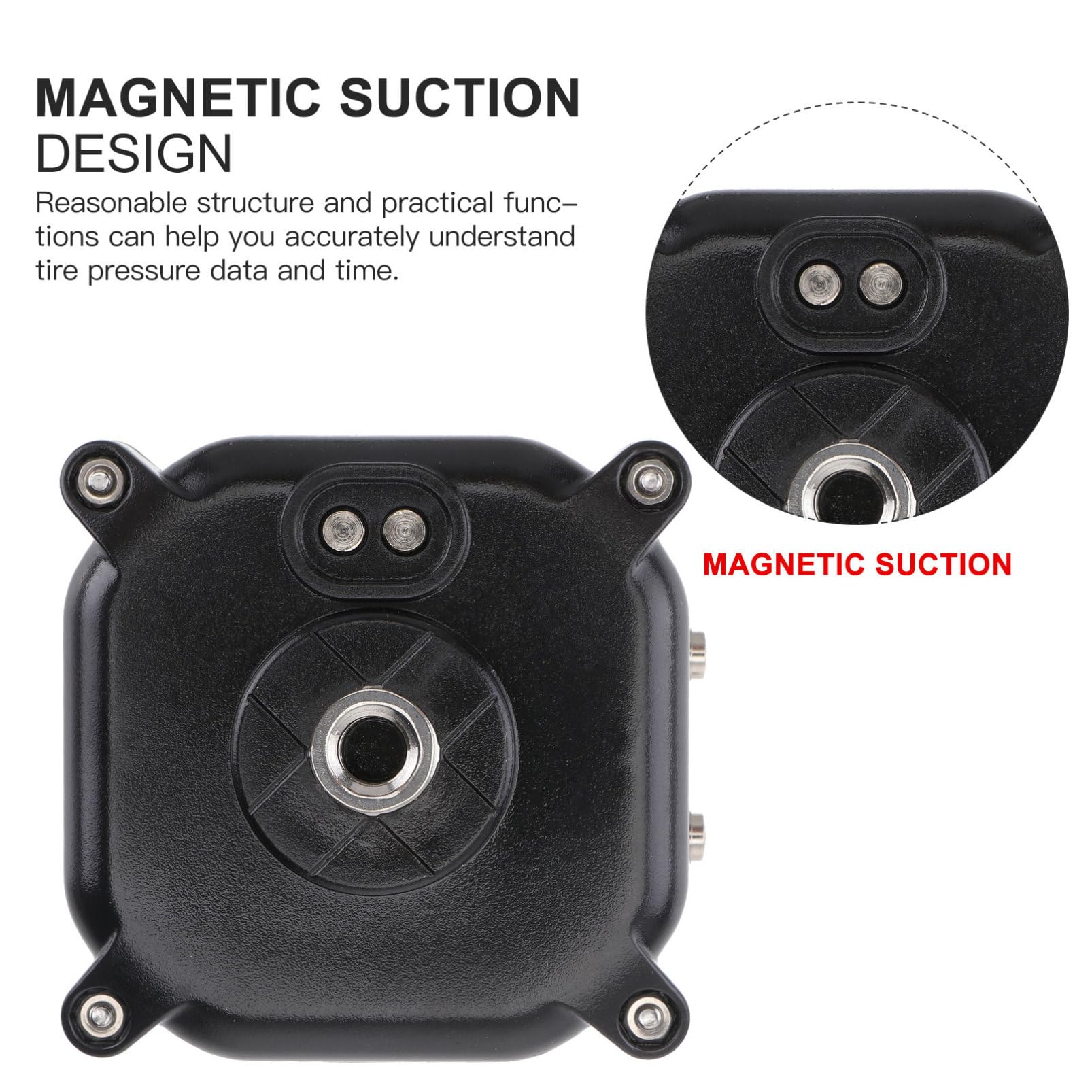 Hemobllo Monitor de Presión de Neumáticos Profesional para Moto y Coche Sensor de Presión en Real y Material Plástico Resistente