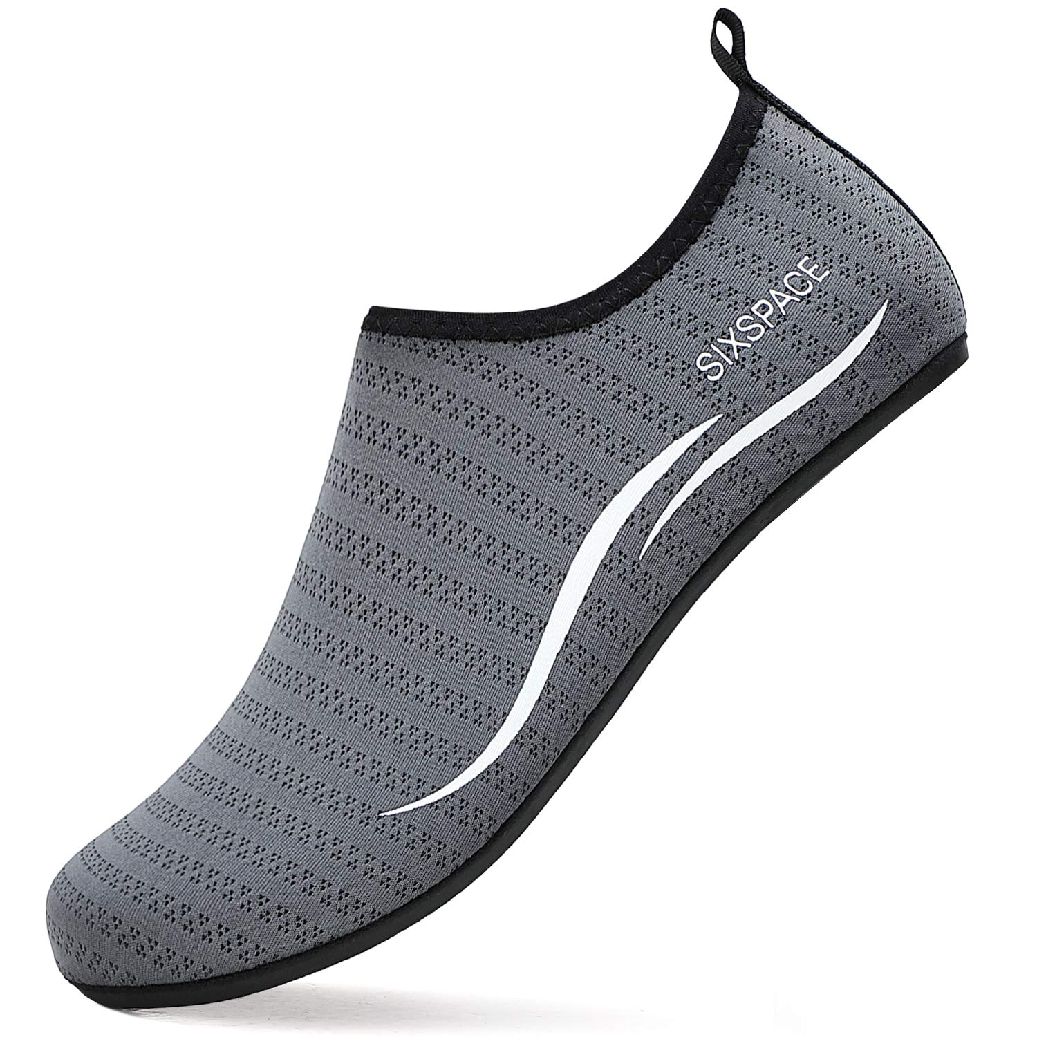 Sixspace Herren Damen Badeschuhe Wasserschuhe Aquaschuhe Strandschuhe Schnell Trocknend Slip on Breathable Schwimmschuhe Surfschuhe für Beach Pool Surfen Yoga