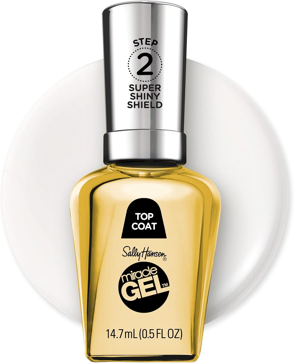 Miracle Gel, SuperShiny Shield IV, Nail Polish Top Coat, No UV Lamp Needed
