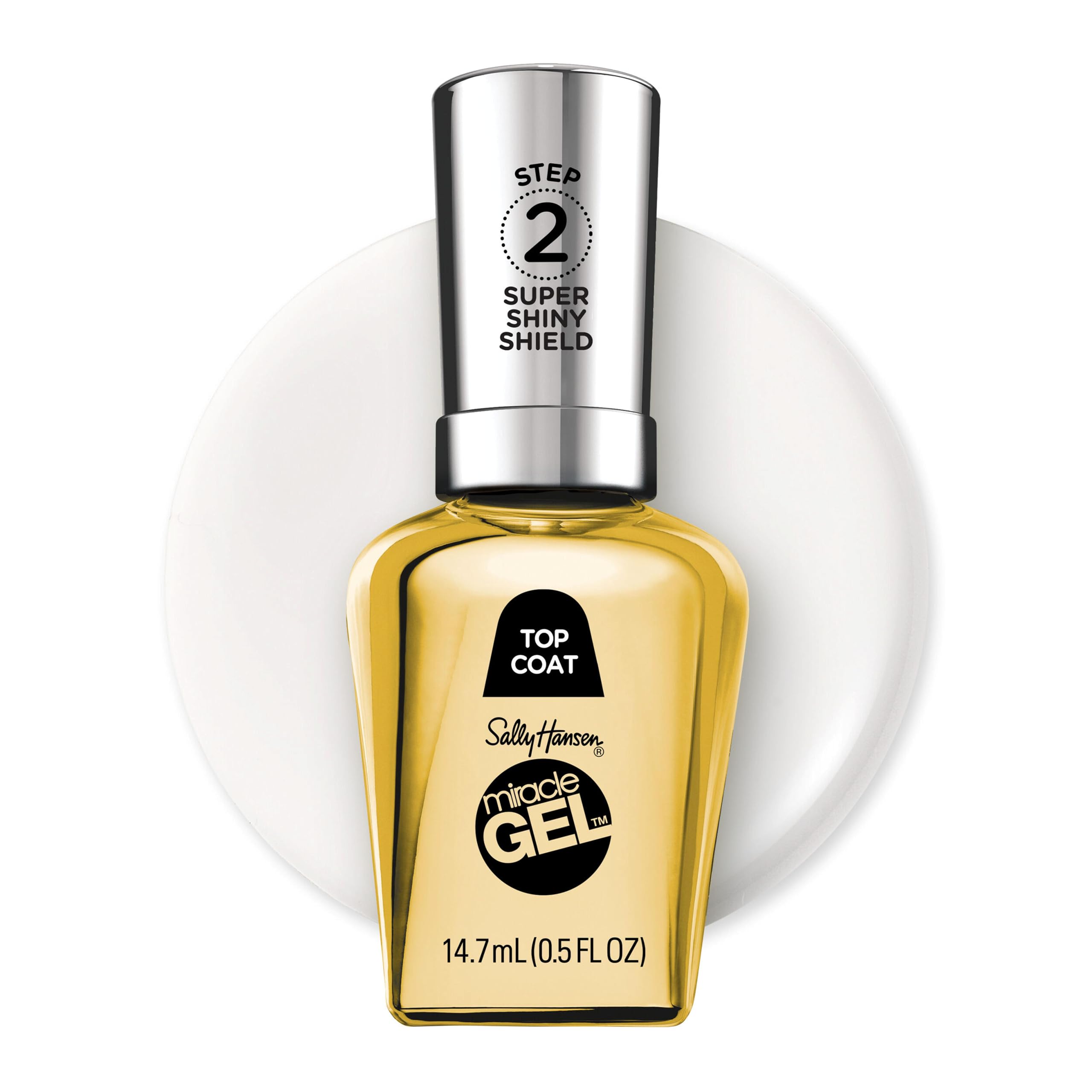 Miracle Gel, SuperShiny Shield IV, Nail Polish Top Coat, No UV