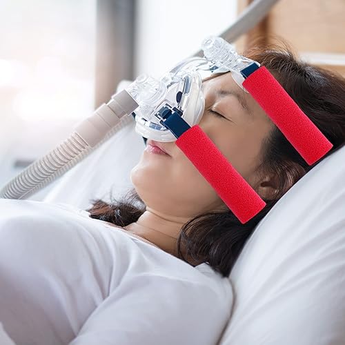 Miniatura 6 de NATAKU 4 Paquetes de Fundas para Correas de Máscara, Almohadillas Cojines Transpirables, Cojines Faciales de Máscara para Correa de Arnés