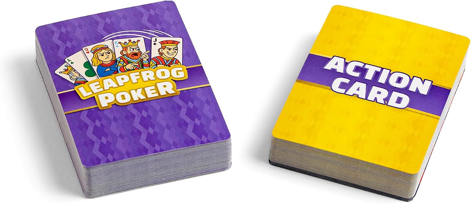 Leapfrog Poker - A New Spin On A Classic - 2-6 Players - Ages 8+