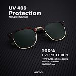 KALIYADI Lunettes de soleil pour Hommes Femmes Lunettes de Soleil polarisé avec UV Bloquer pour conduire la pêche