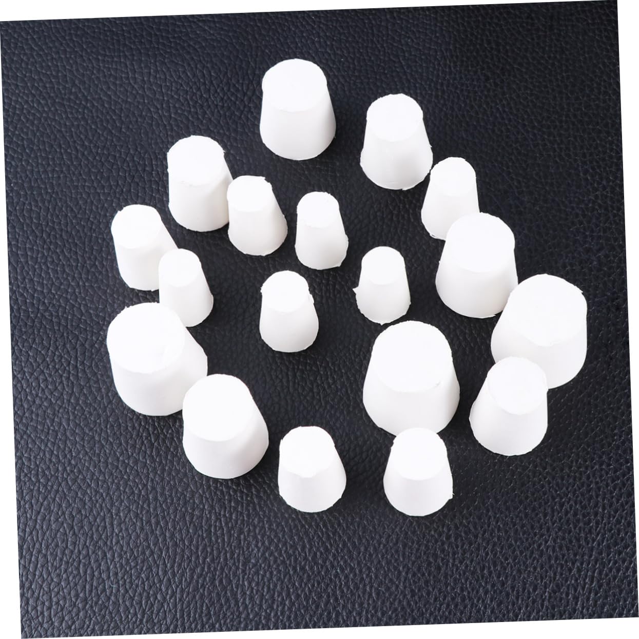 SOLUSTRE 18pcs Rubber Stopper for Laboratory Test Tubes Erlenmeyer Flasks Airtight Seal for Bottles for Industrial Lab Household Use