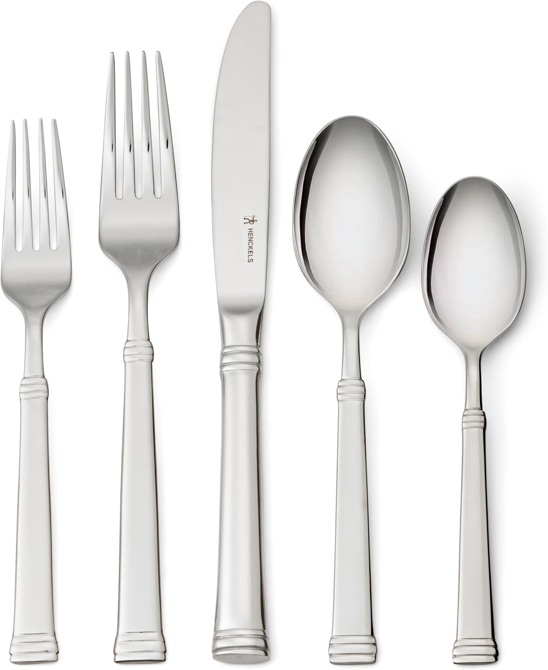 HENCKELS Plaza Flatware Set, 65-pc, Stainless Steel