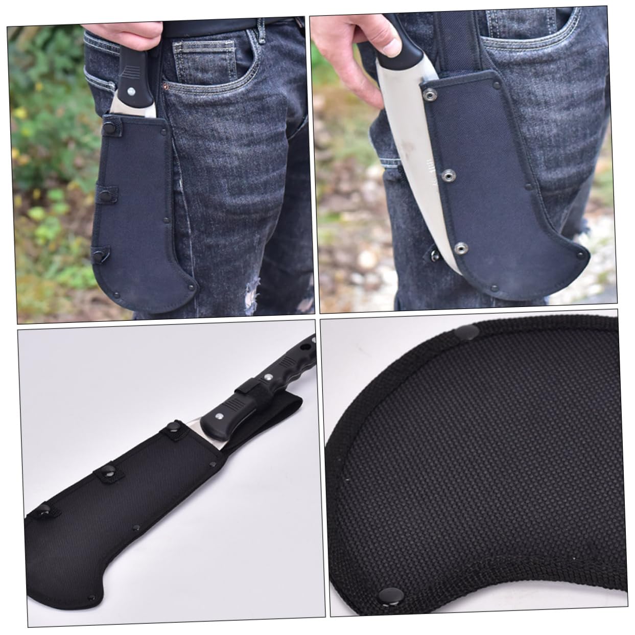 TOYANDONA 2pcs Oxford Cloth Protective Covers for Hatchets Axes Durable Camping Protector Case with Hanging Design for Installation Fit for Axes