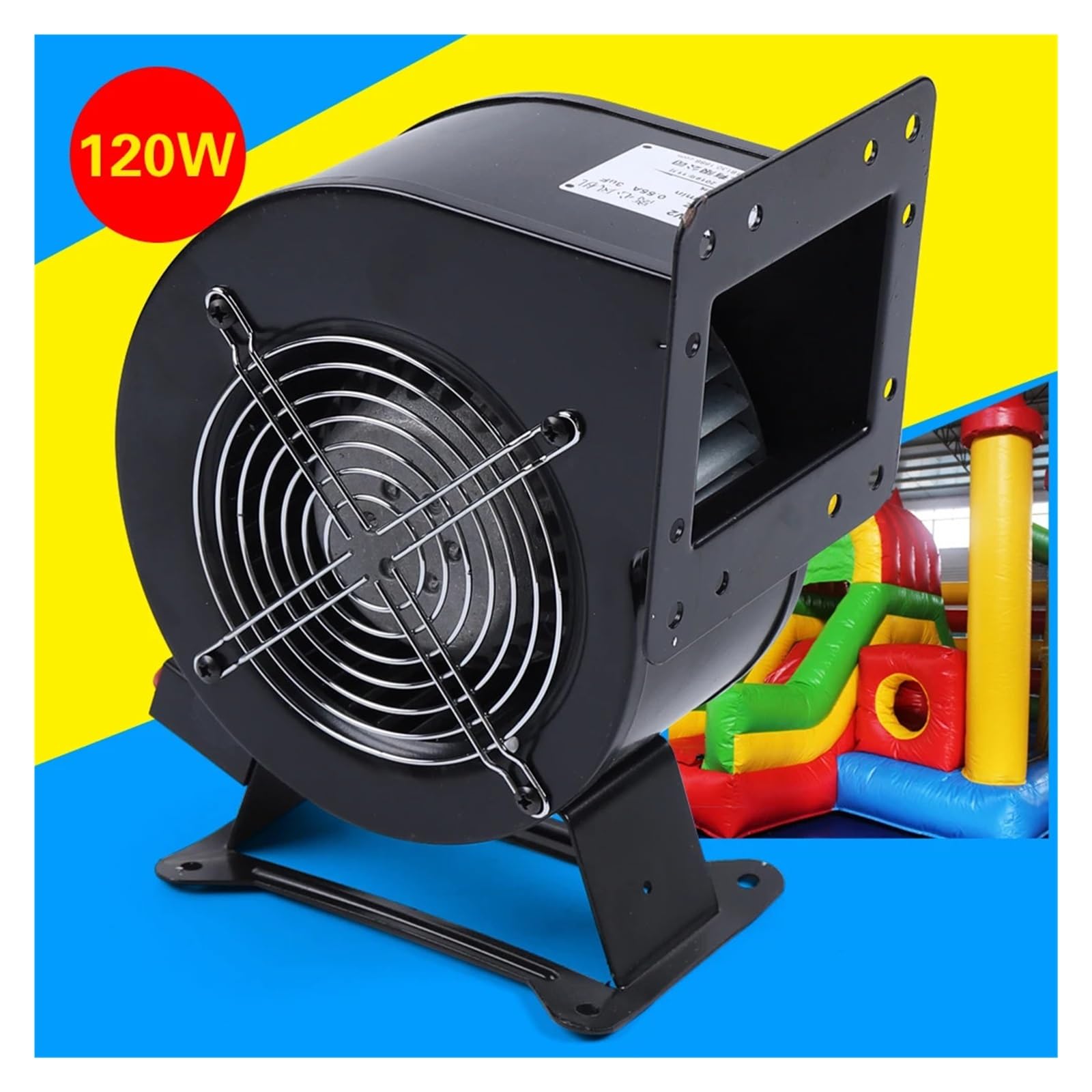 Round Flange Arch Fan Low Noise 120W Centrifugal Blower Outdoor Wood Furnace Boiler Fans for Extruder Heat Dissipation