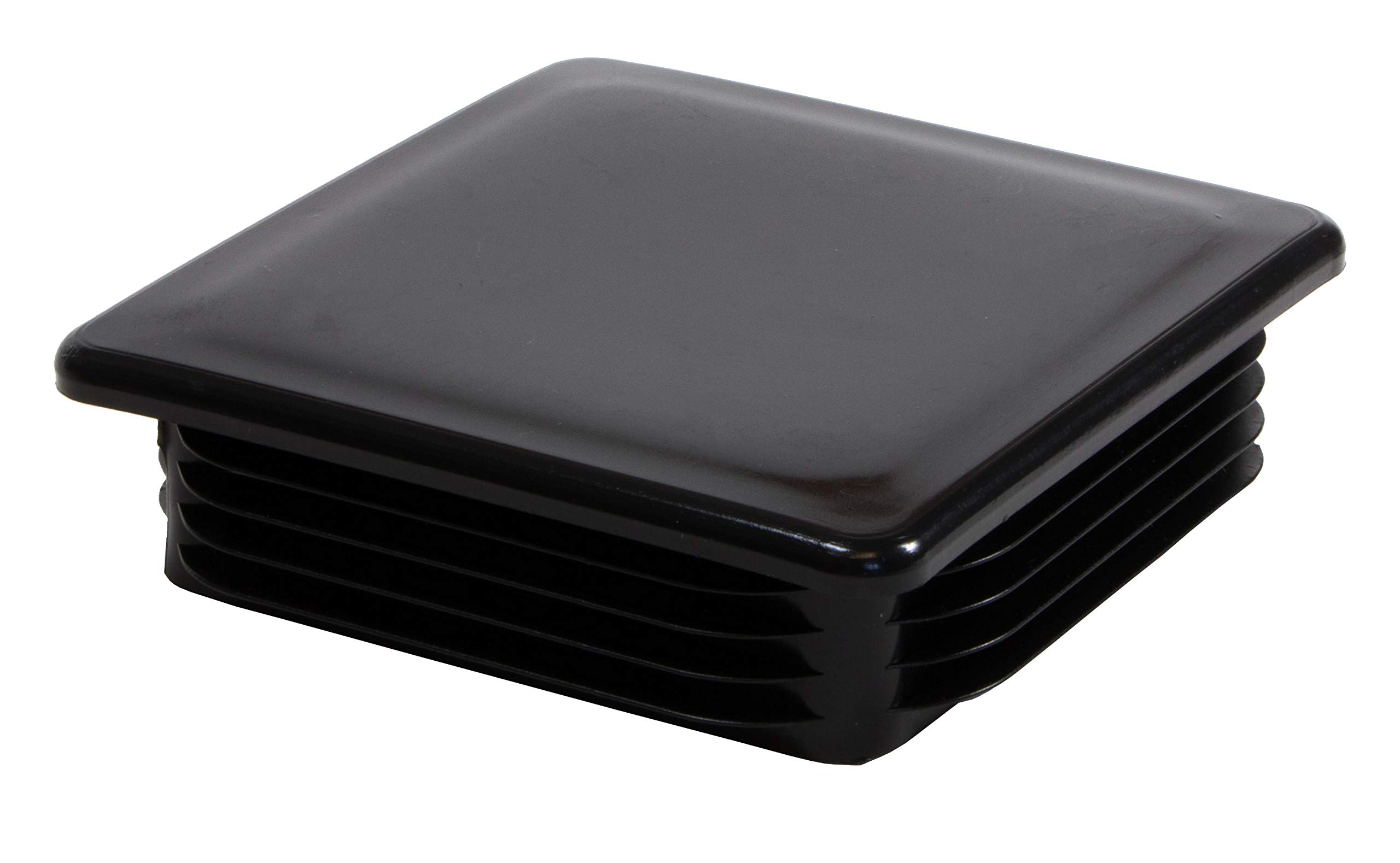 Tappi Per Tubo Quadrato 80x80mm - Nero, 4 Pezzi Per Mobili Da Giardino - Foto 2