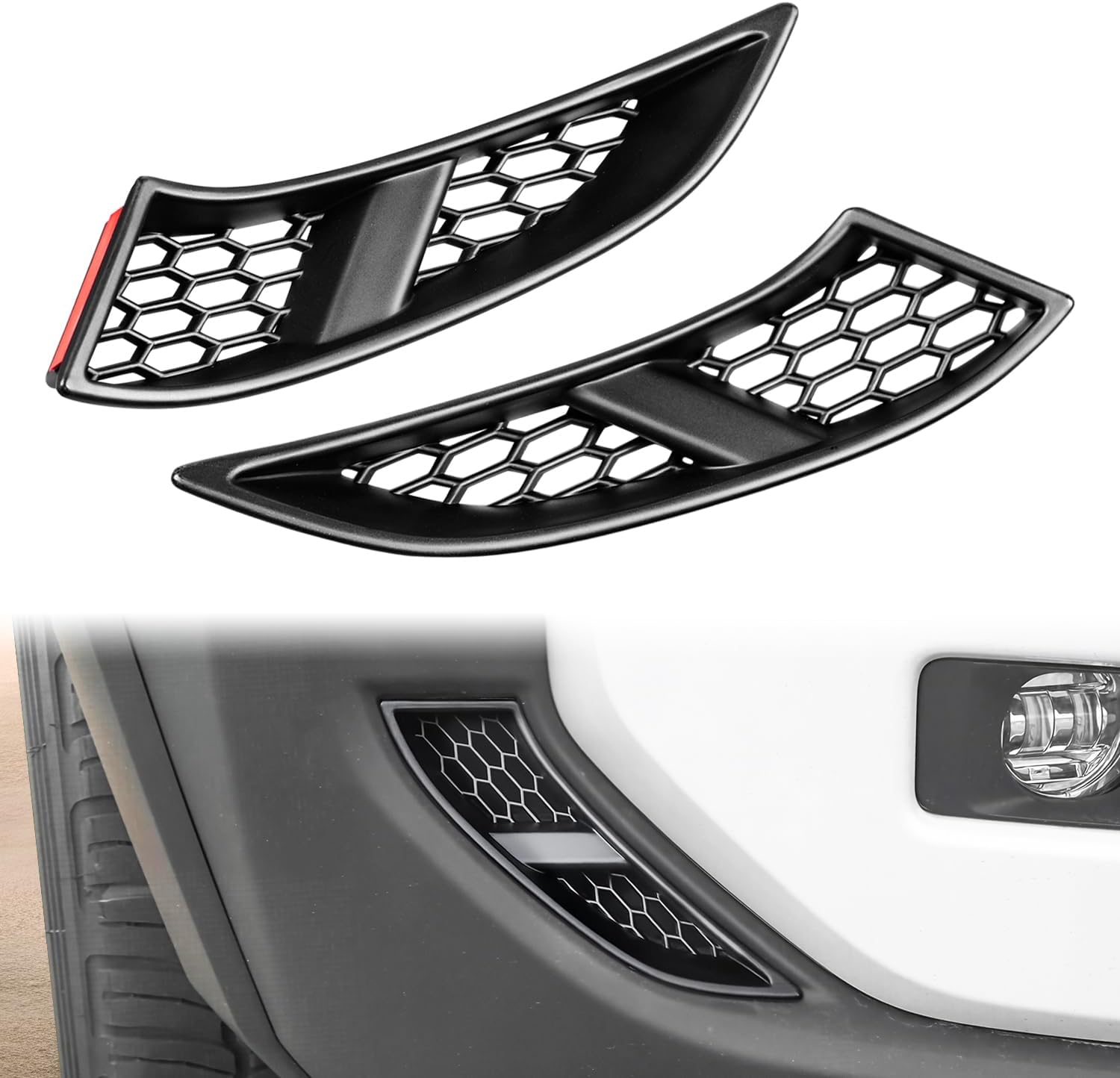 Front Left and Right Side Air Intake Grill Grille Decoration Covers Compatible With For 2024 2025 2026 Toyota Land Cruiser 250 1958 Prado Lc250 J250 Air Inlet Protective Exterior Accessories