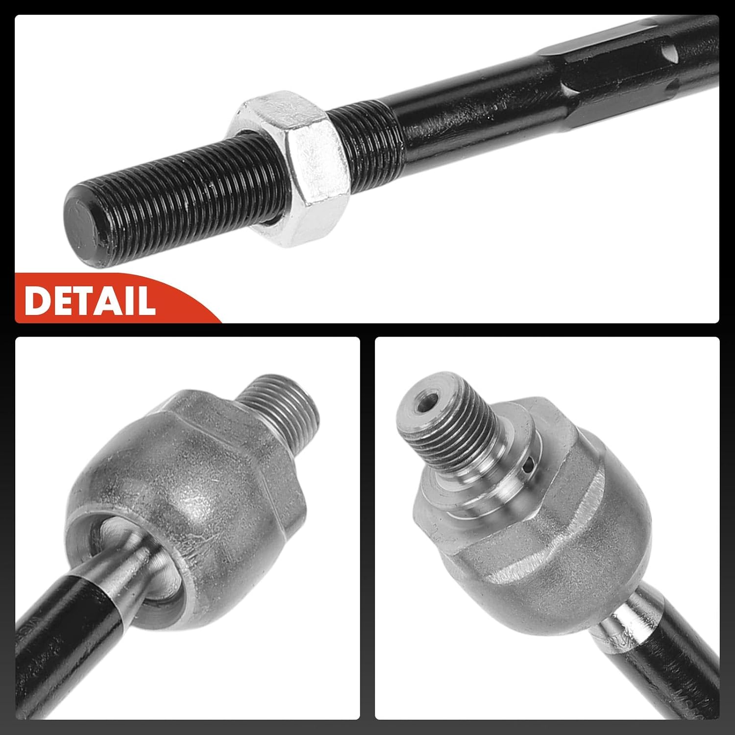 A-Premium 2 x Front Inner Tie Rod Ends, Compatible with Chevrolet Colorado 2008-2012 & GMC Canyon 2008-2012 & Isuzu i-280/i-350 2006, i-290 2007-2008, i-370 2008