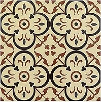 Vista 13 de Azulejo de vinilo autoadhesivo retro de 12 x 12 pulgadas, Affinity, 10 azulejos/10 pies cuadrados.