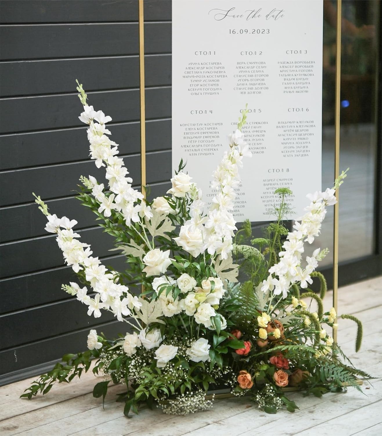 IPOPU 6 pcs White Delphinium Artificial Flowers Larkspur Artificial Flowers, 33.5 in Fake Flowers Bulk Silk Flowers with Stems Real Look for Home Garden Wedding Arrangement Decor(White) - Image 2