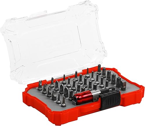 Miniatura 8 de ARES 31016-Juego de brocas de seguridad de 33 piezas con acoplador de brocas de bloqueo rápido  resistentes a manipulaciones SAE y puntas métricas