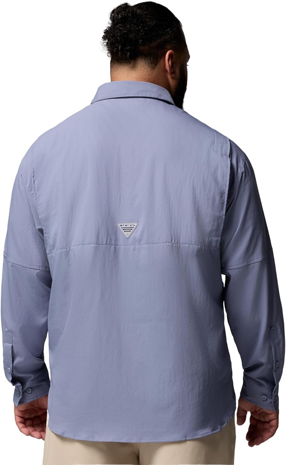 Columbia Men's PFG Tamiami Long Sleeve Fishing Shirt, New Moon, X-Large Tall