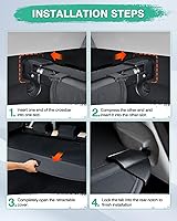 Vista 456 de Powerty Cubierta de Carga para Accesorios Kia Sportage 2023-2025 2026, Textura de Lona Cubierta Retráctil para Maletero Trasero de Carga de Equipaje