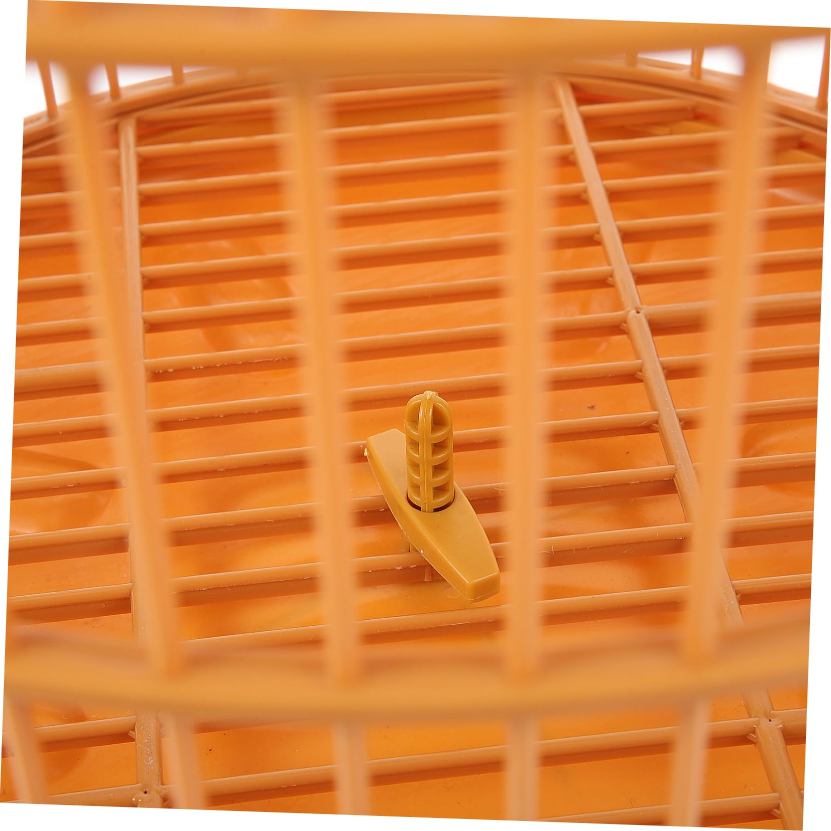 Toddmomy Gabbia per Uccelli in Plastica Rotonda Gialla Versatile ed Elegante Lavorazione Fine, come Gabbia per Uccelli Piccolo da Arredo Appesa in Casa