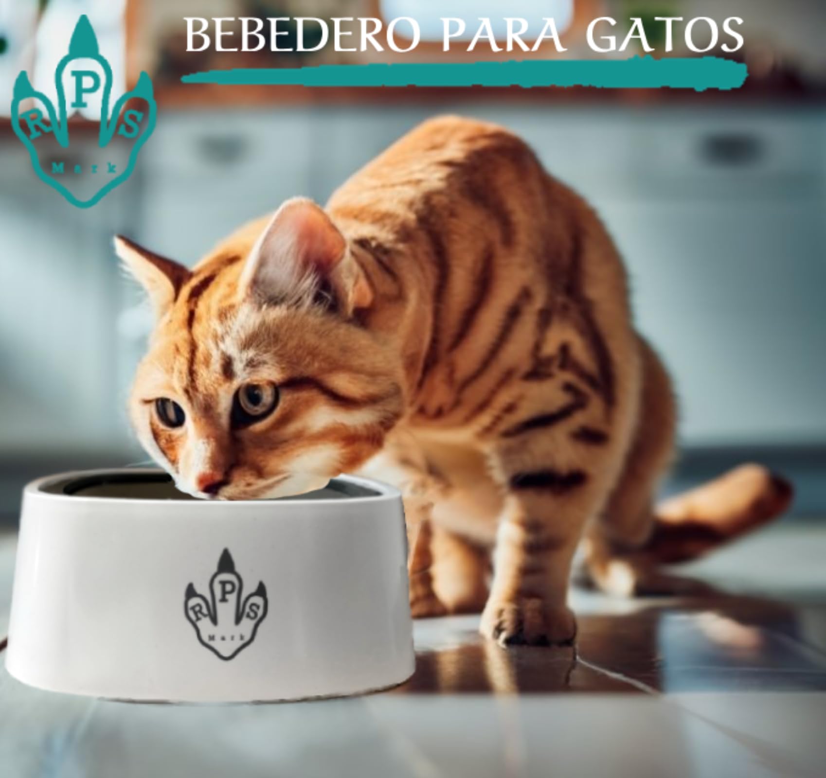Bebedero Perro Antigoteo 1,5L, Flotante, Antivuelco, Bebedero Antisalpicaduras Perro y Gato, Bebedero Antiderrame para Mascotas, Base Antideslizante, Cuenco de Agua con aro de Seguridad