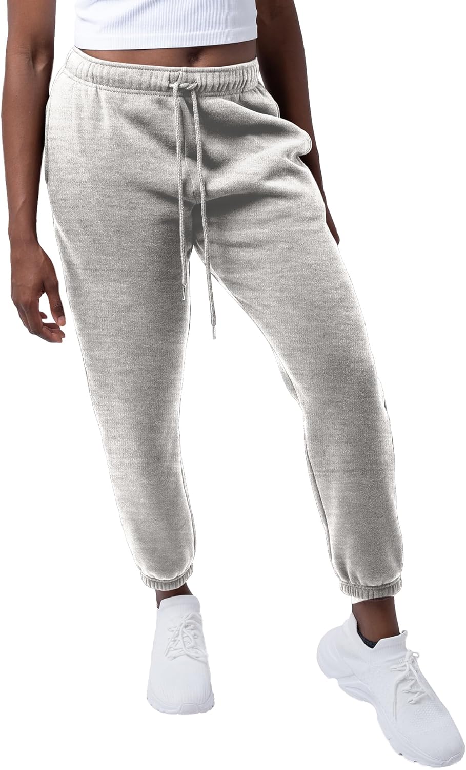Common Stitch 3 Pack Sweatpants Women, Comfortable Womens Sweatpants, Fleece Womens Elastic Cuff Joggers (Available in Plus) - Image 4