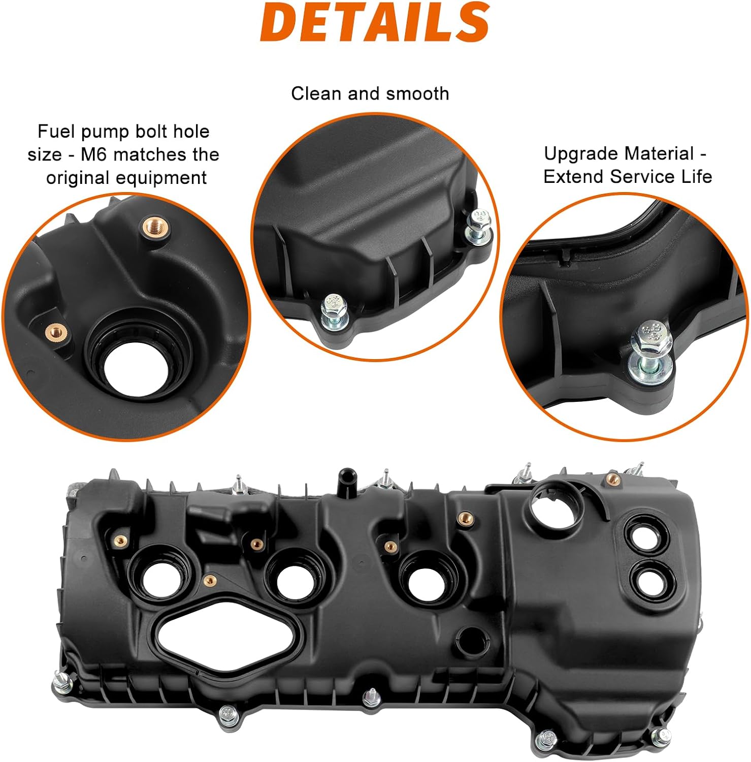 Engine Valve Cover for Ford F-150, Ford Transit-150/250/350/350HD, Expedition, LincoIn Navigator 3.5L EcoBoost Turbo 2013-2019, Left & Right Cylinder Head DL3Z6582C, BL3Z6582H