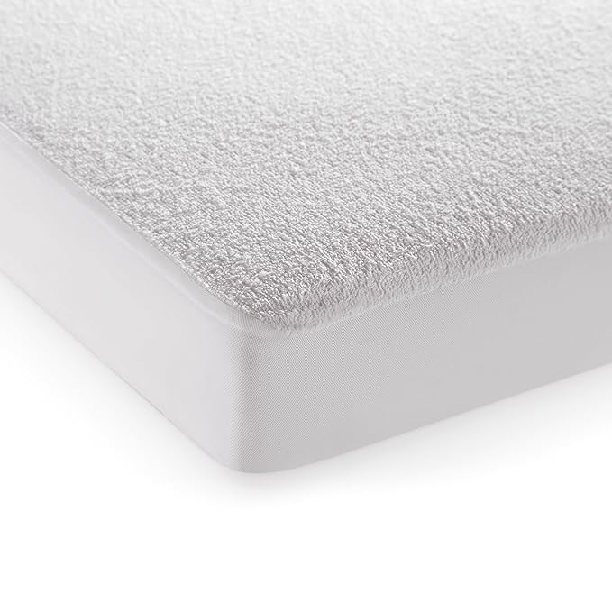 Story@Home Mattress Covers Queen Size, Waterproof Mattress Protector White, Terry Cotton 78 X 60 Inches