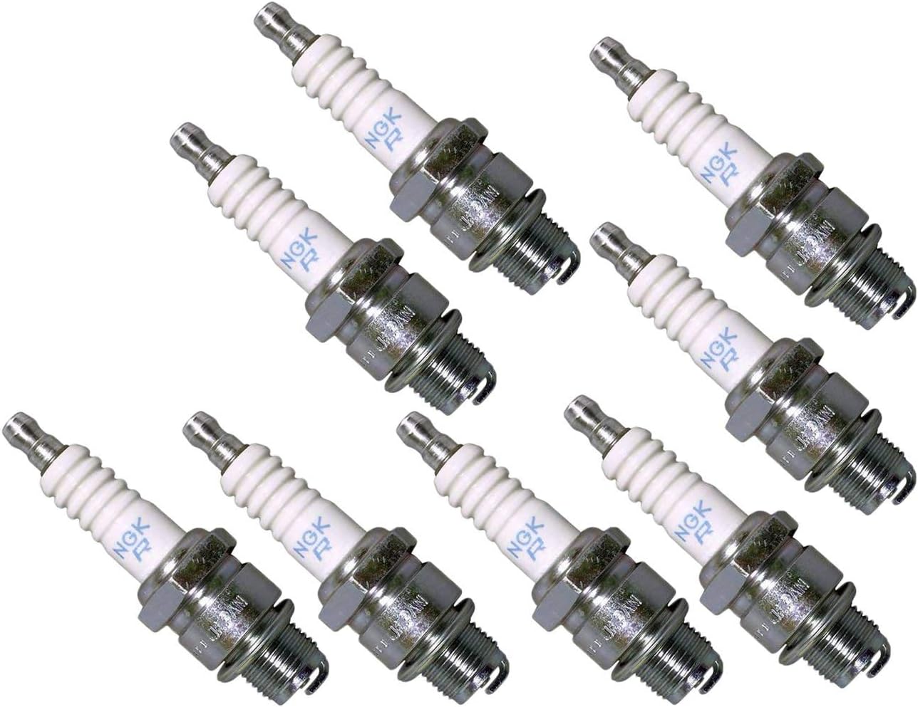 Set of 8 Spark Plug NGK Resistor BR8ES