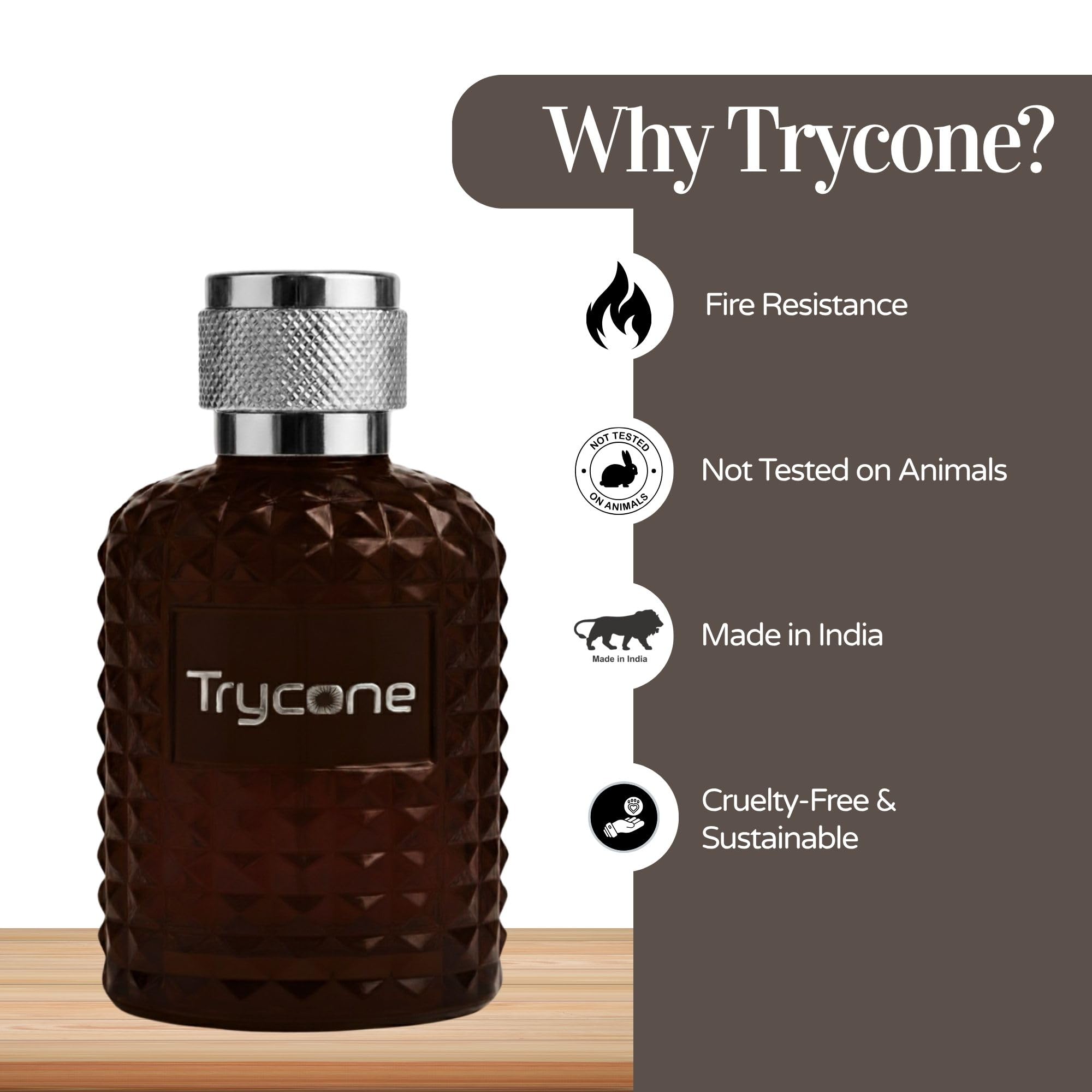 Trycone Oudelix Eau de Parfum for Men | Rich Oud with Saffron, Rose & Deep Amber Woods | Long-Lasting Luxury Fragrance, 50 ml 4