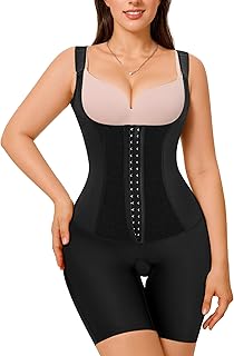 Shapewear Bodysuit for Women Tummy Control Fajas Colombianas Waist Trainer Butt Lifter Thigh Slimmer Full Body Shaper