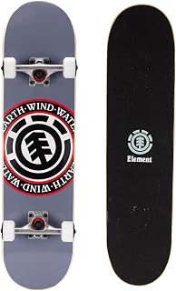 Element Icon Gray 31x7.75 Complete Popsicle Skateboard 220lbs All Skill Levels Kids Teens Adults