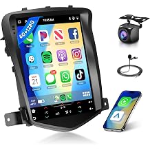 8 Core 6G+128G Android Car Radio for Chevy Cruze J300 2009-2015, Wireless Carplay Android Auto, 5G WiFi+GPS, 9.7" Touch Screen Radio for Cruze, Bluetooth Backup Camera, FM RDS SWC